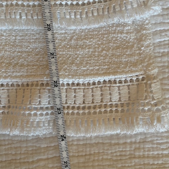 Banana Republic Textured Short Sleeve Top Size XS White - Picture 6 of 12